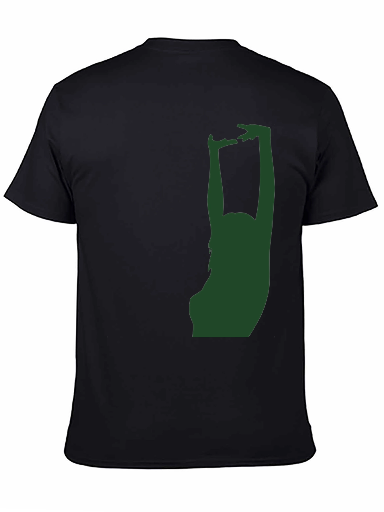Silhouette Graphic Tee - Black Cotton Blend
