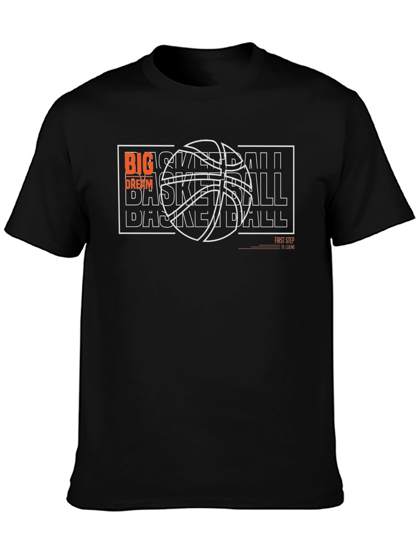 Basketball Big Dream Graphic T-Shirt
