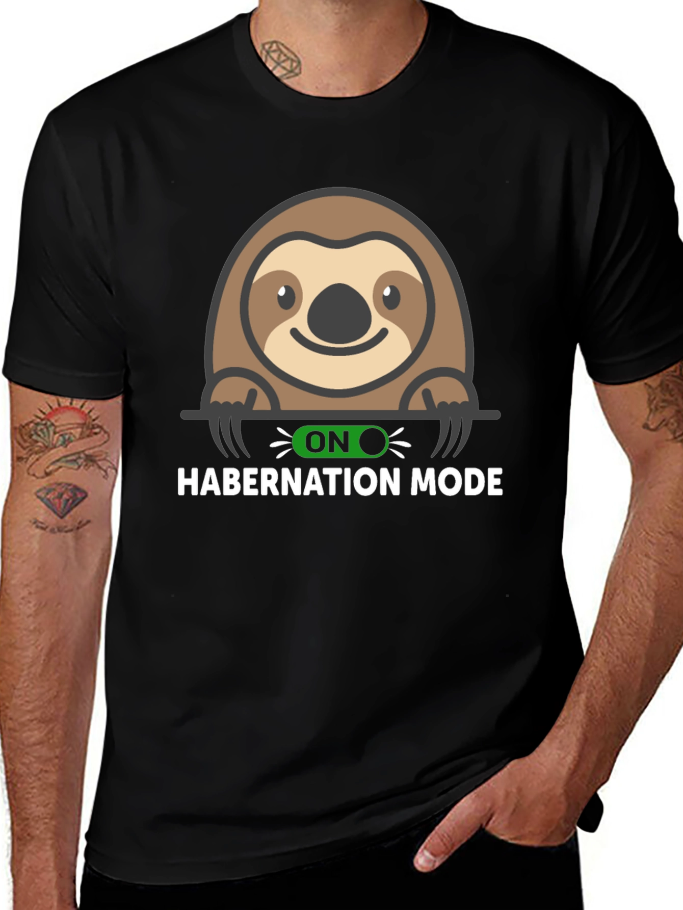 Hibernation Mode Sloth Graphic Tee
