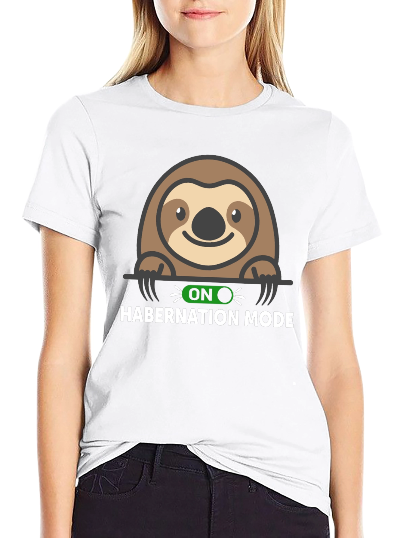 Hibernation Mode Sloth Graphic Tee