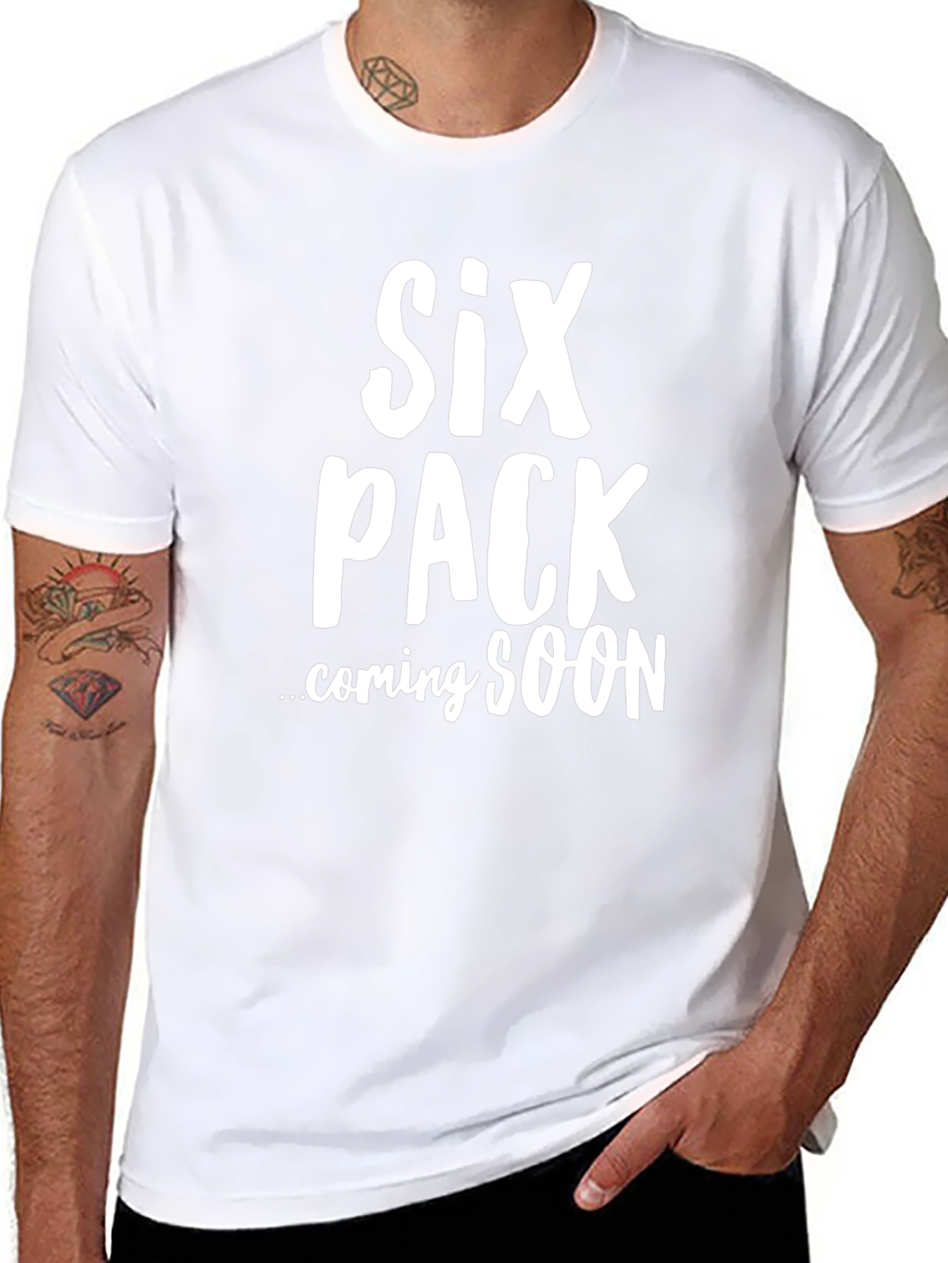Six Pack Coming Soon Funny T-Shirt