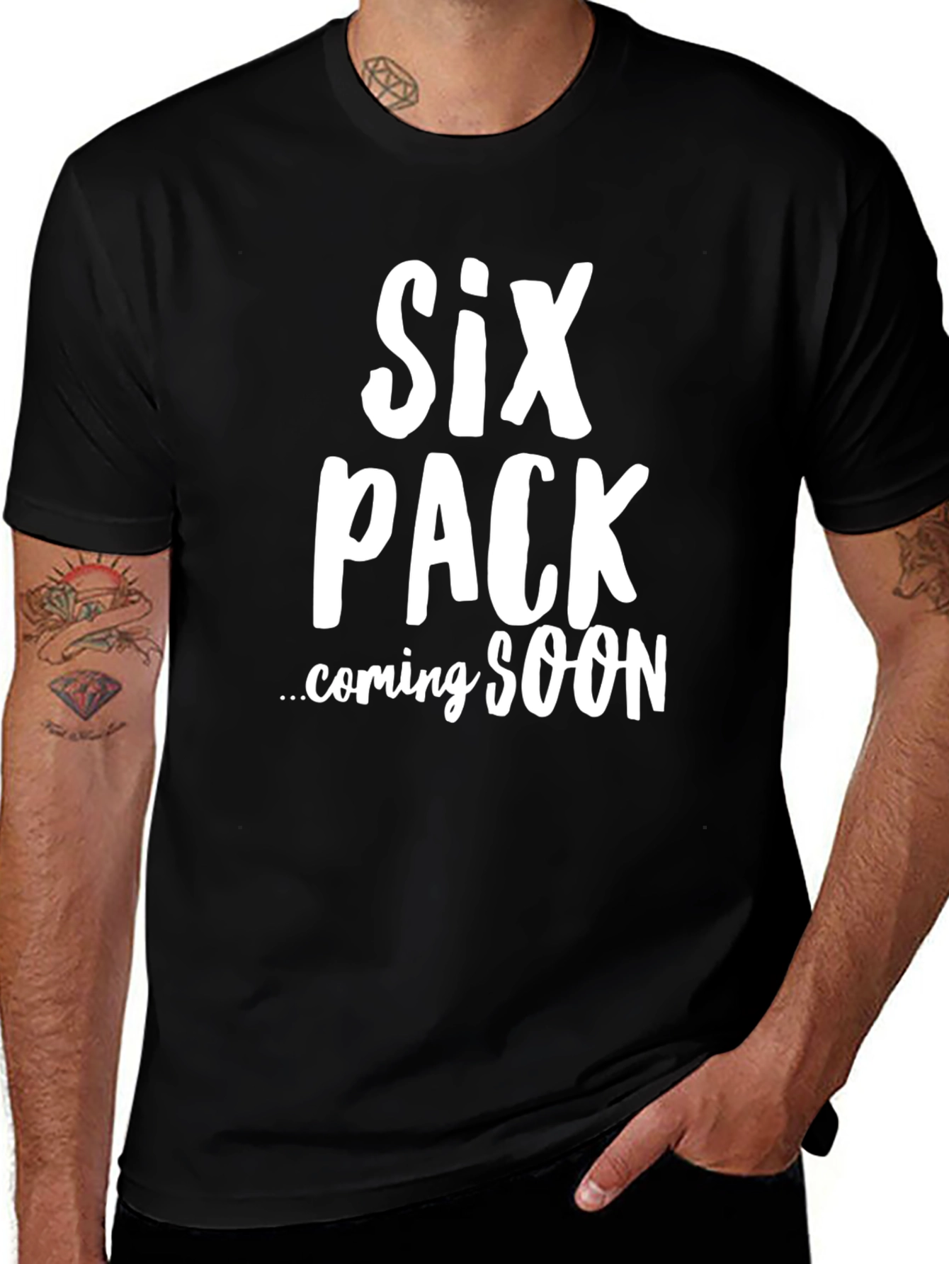 Six Pack Coming Soon Funny T-Shirt
