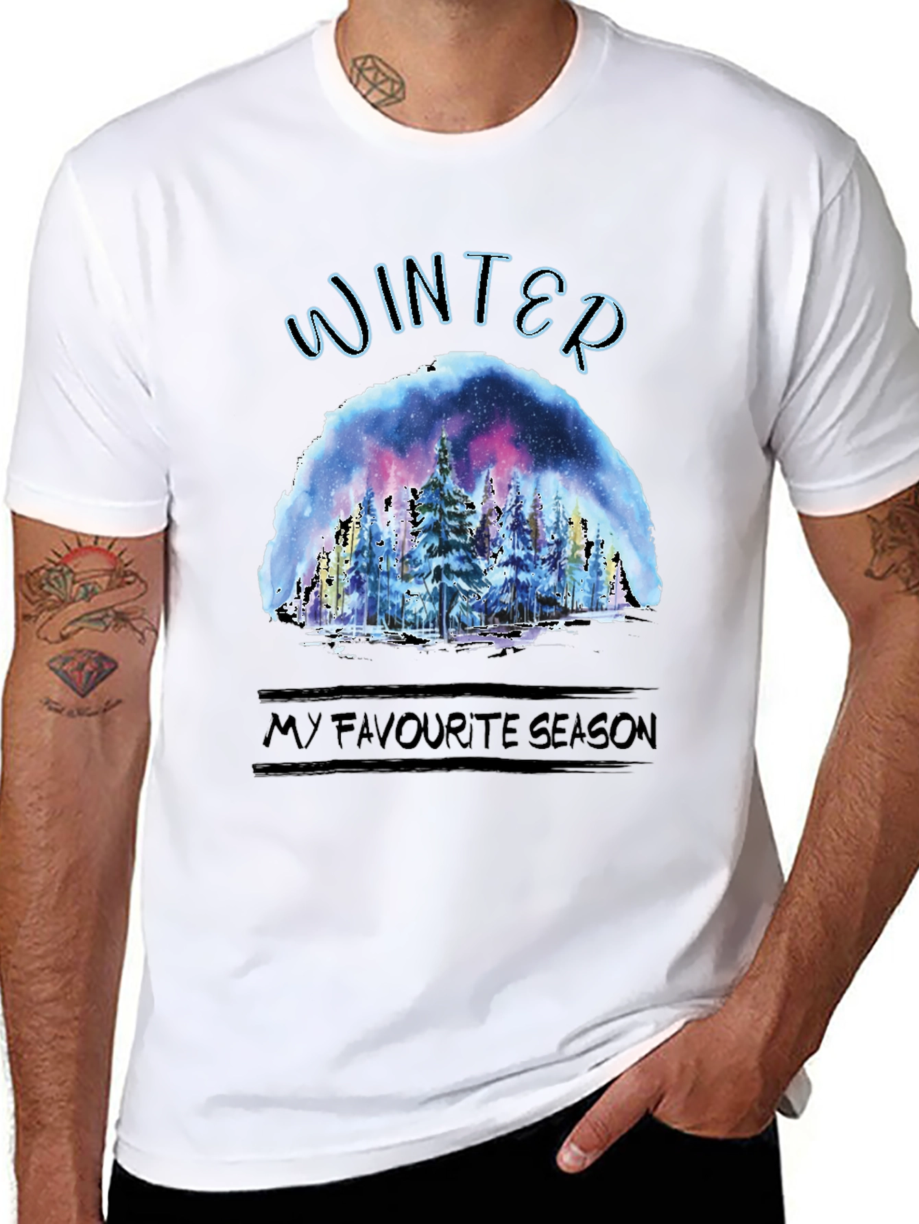 Winter Forest T-Shirt - My Favorite Season