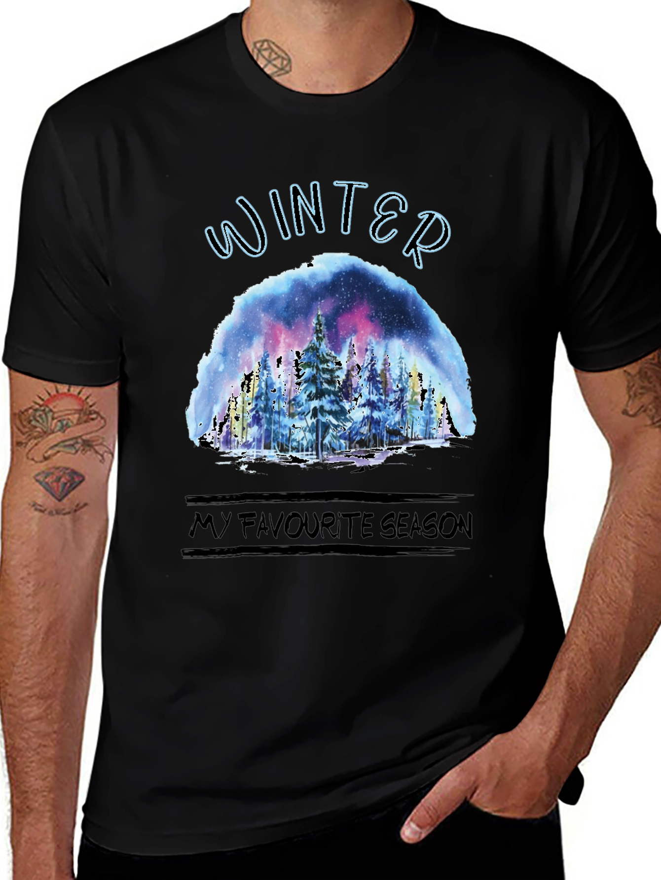 Winter Forest T-Shirt - My Favorite Season