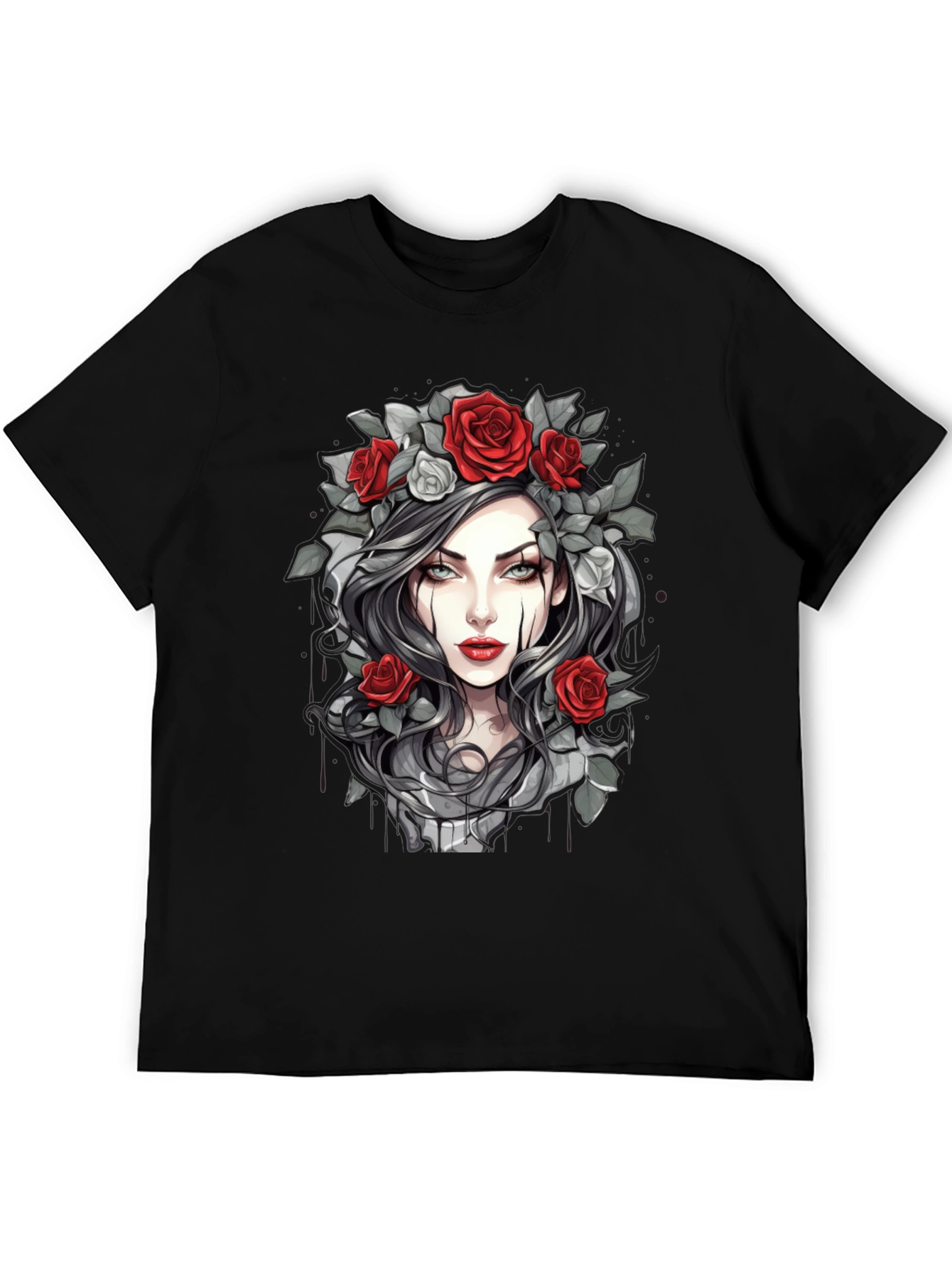 Gothic Rose T-Shirt - Dark Beauty Tee