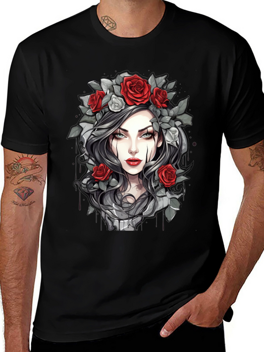 Gothic Rose T-Shirt - Dark Beauty Tee