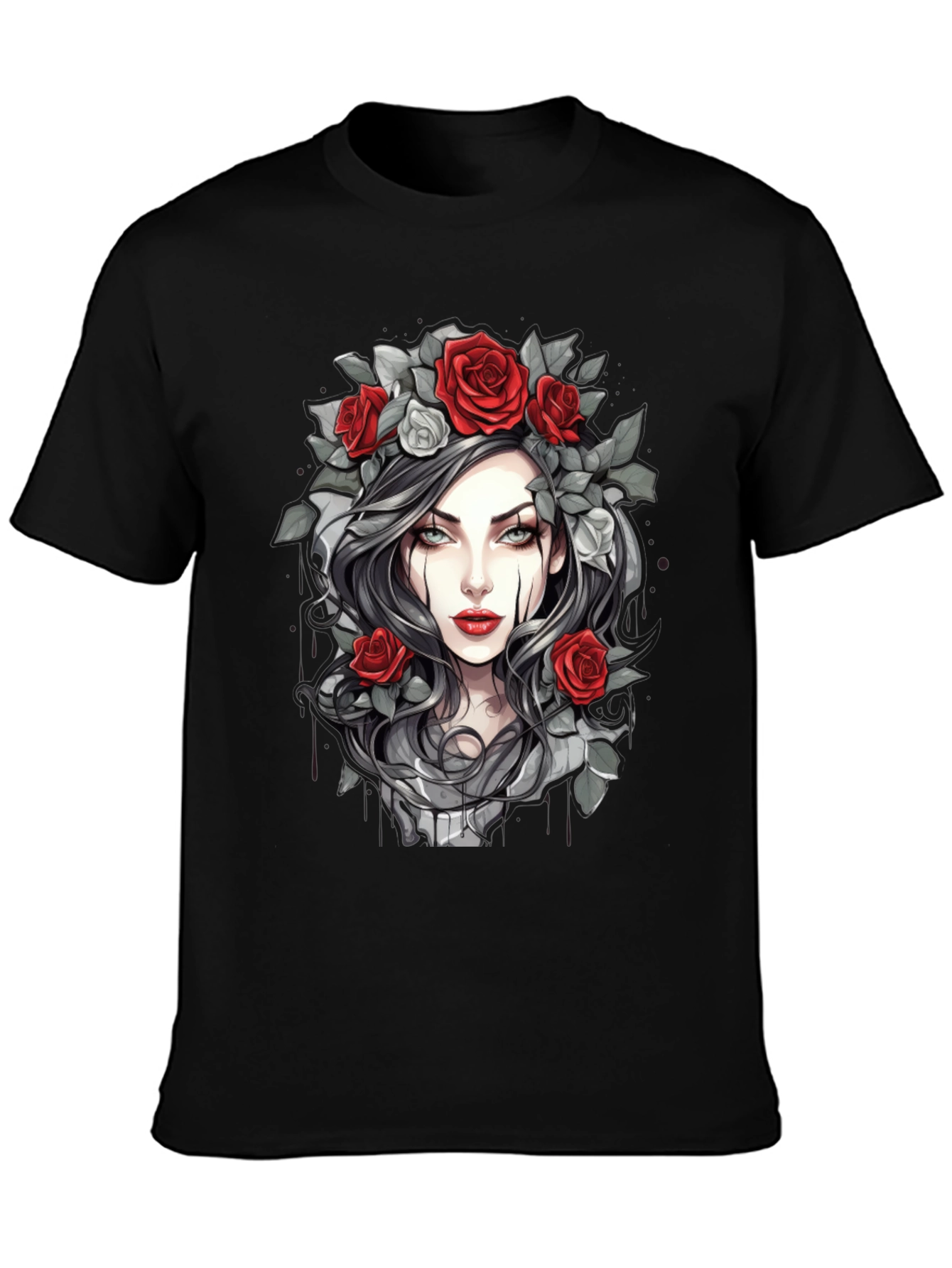 Gothic Rose T-Shirt - Dark Beauty Tee