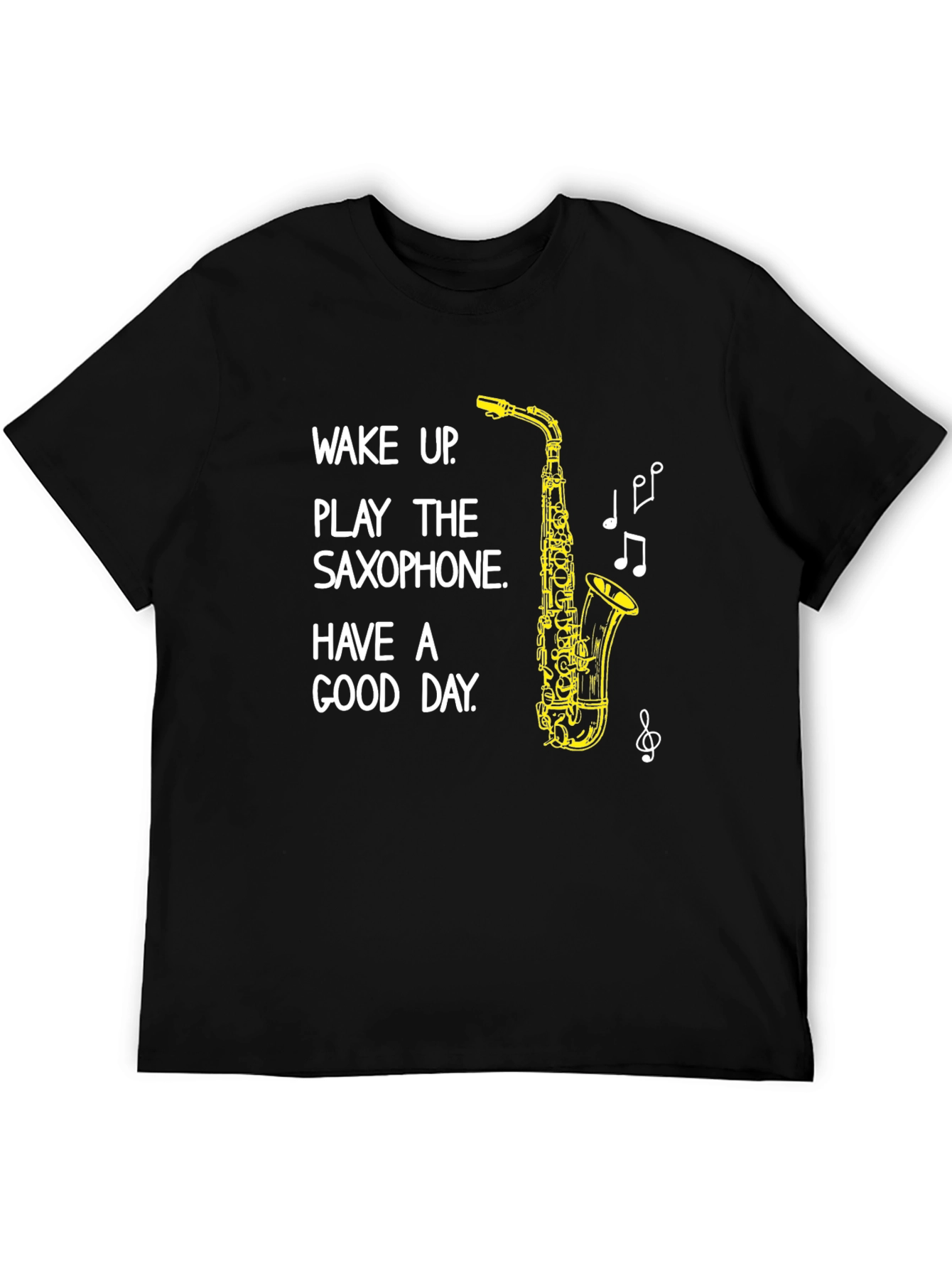Wake Up & Play Saxophone Graphic Tee