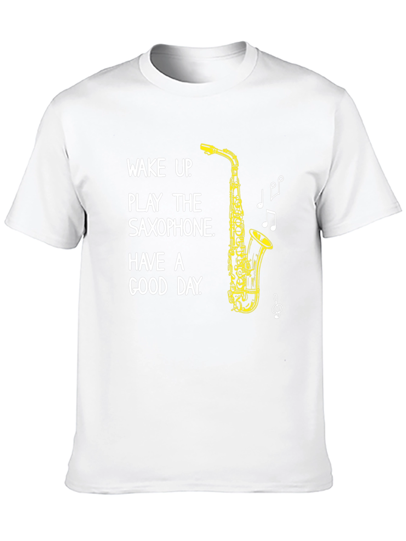 Wake Up & Play Saxophone Graphic Tee