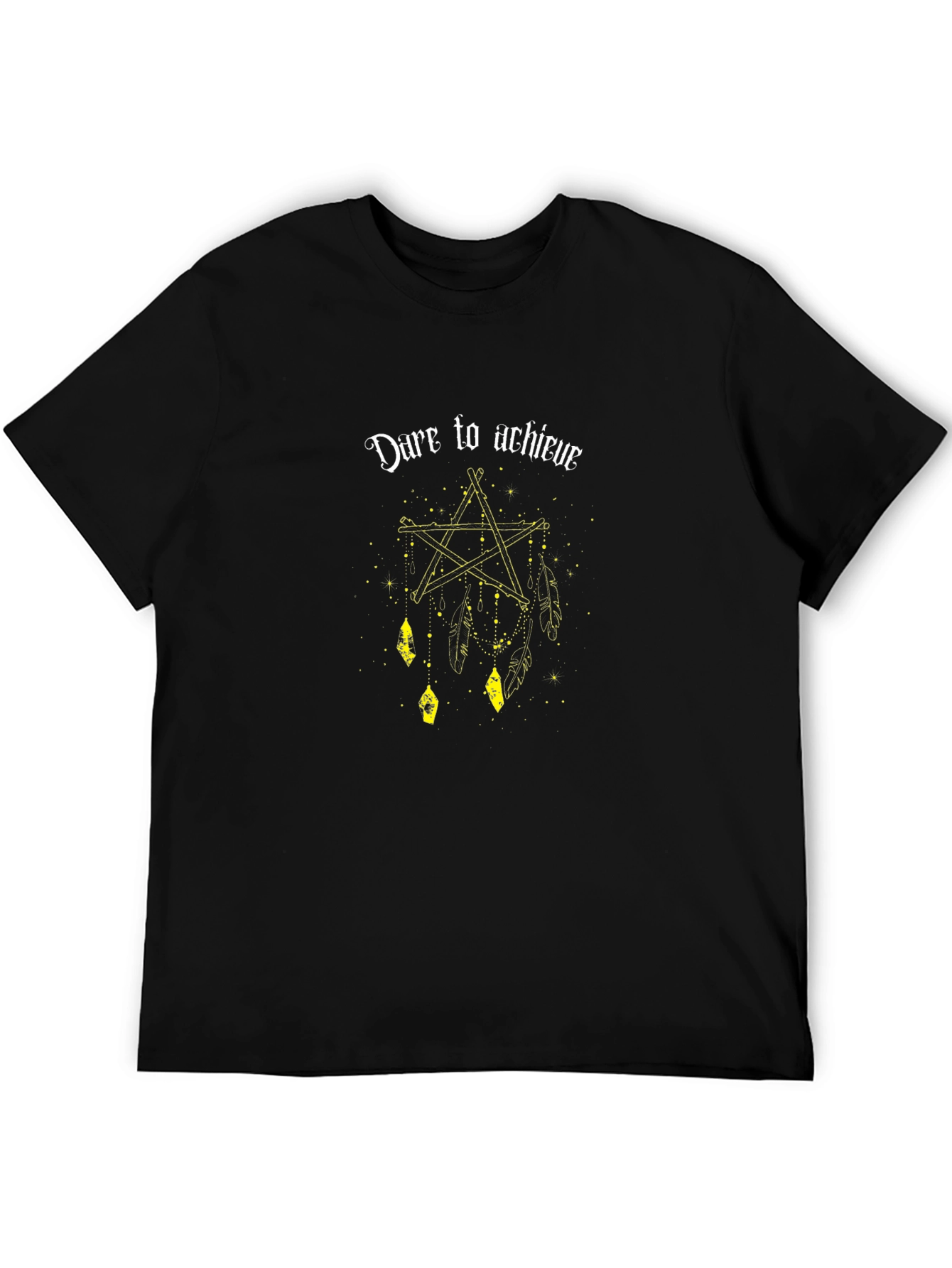 Dare to Achieve Graphic Tee - Black