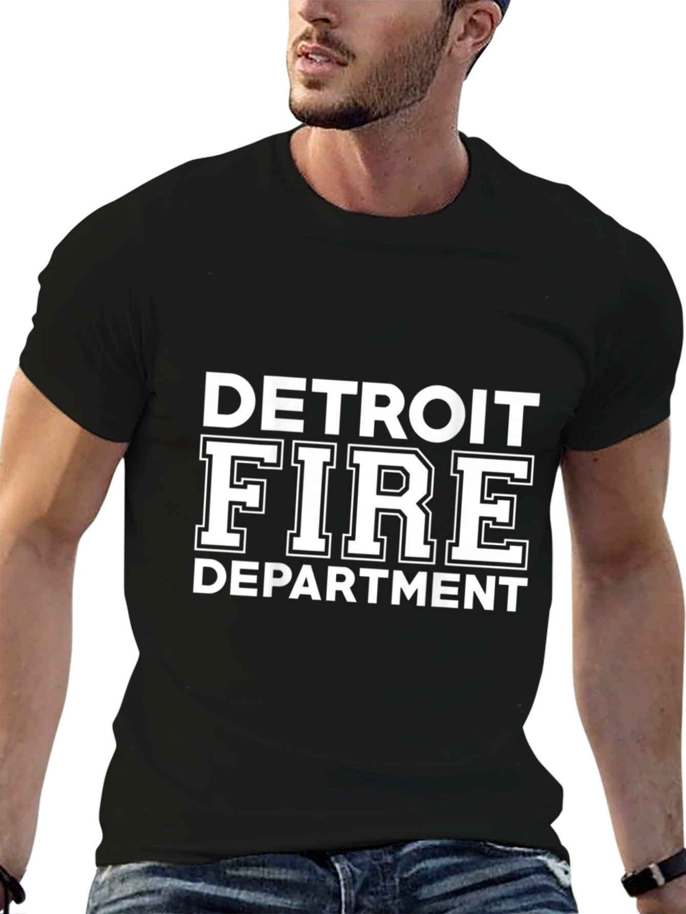 Detroit Fire Department Black T-Shirt