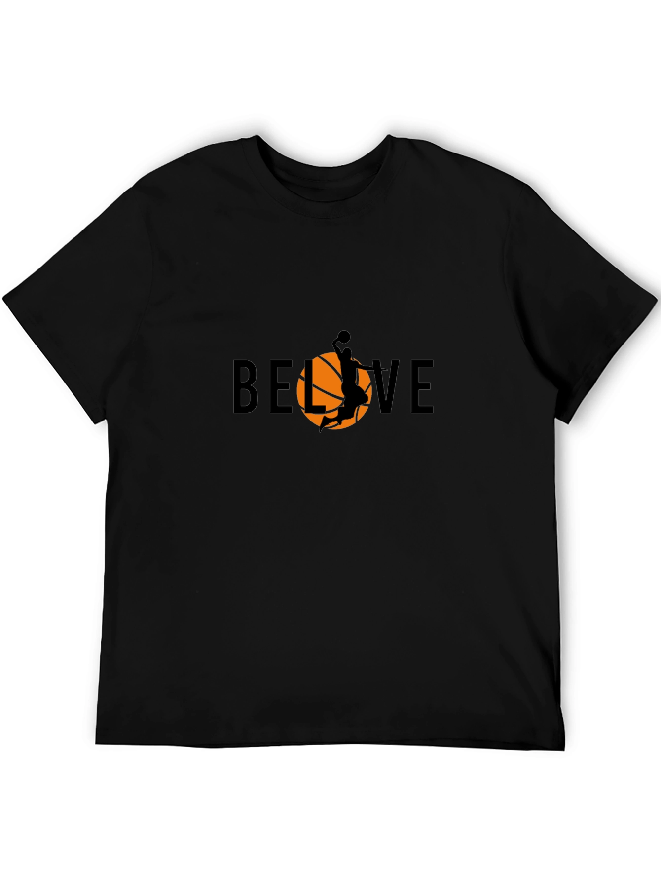 Believe Basketball Graphic Tee - Black