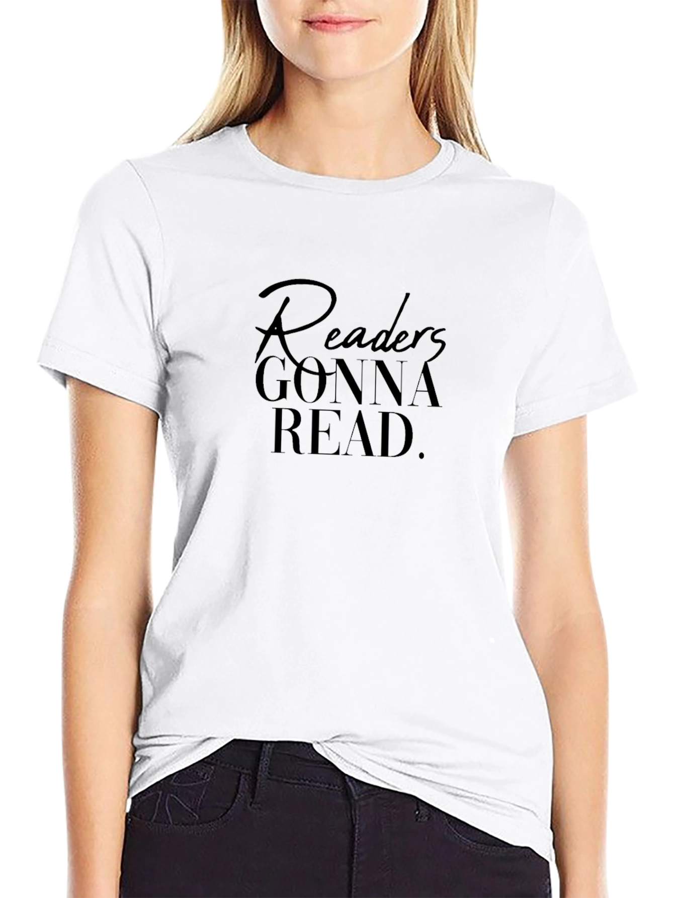 Readers Gonna Read Black Graphic Tee