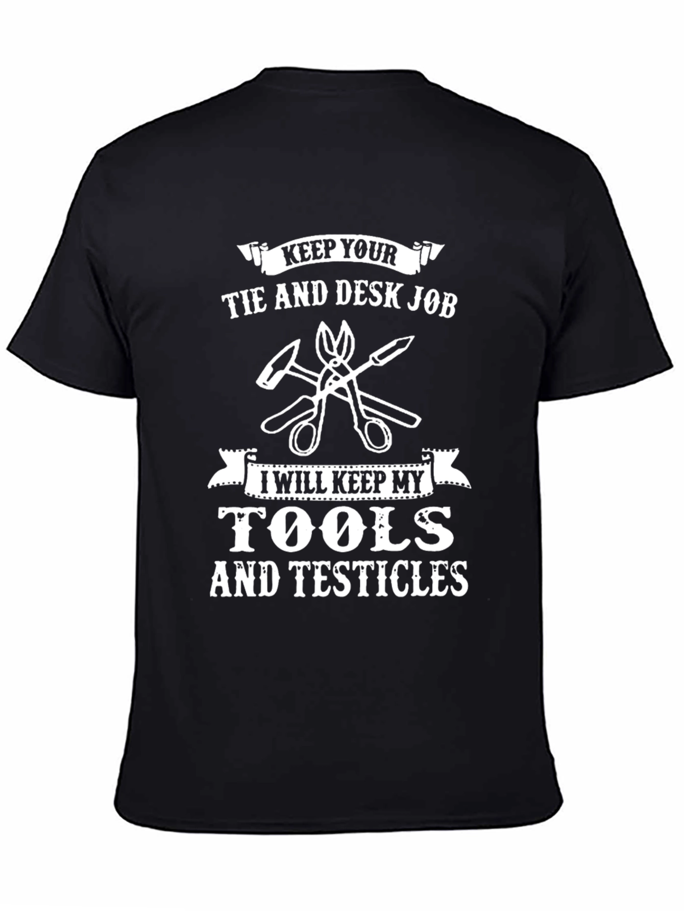 Tools and Testicles Graphic T-Shirt