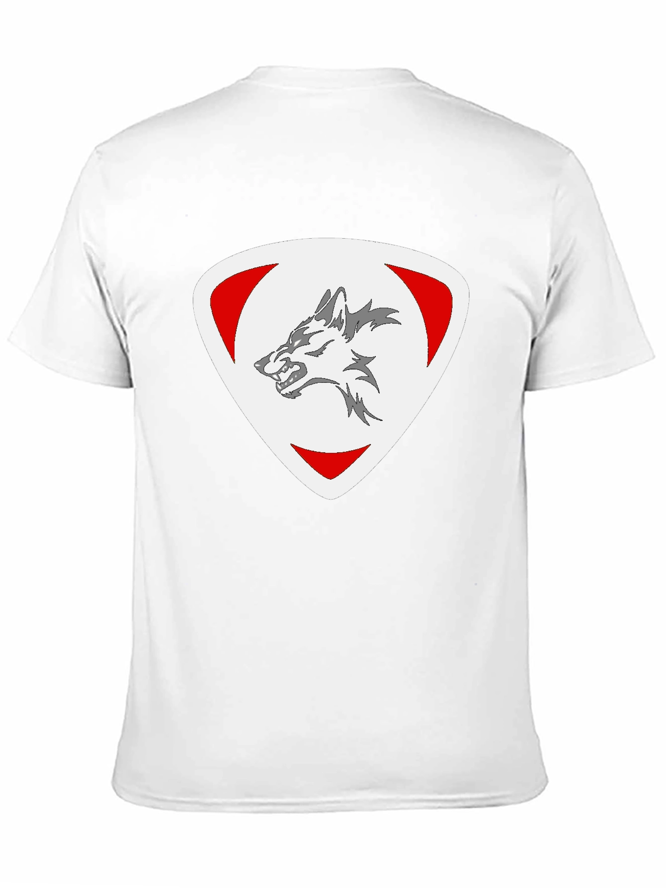 Wolf Emblem Black T-Shirt - Modern Style