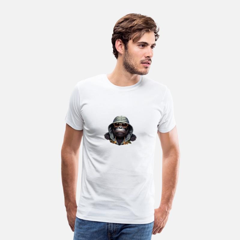 "Street King Gorilla T-Shirt – Urban Hip-Hop Power