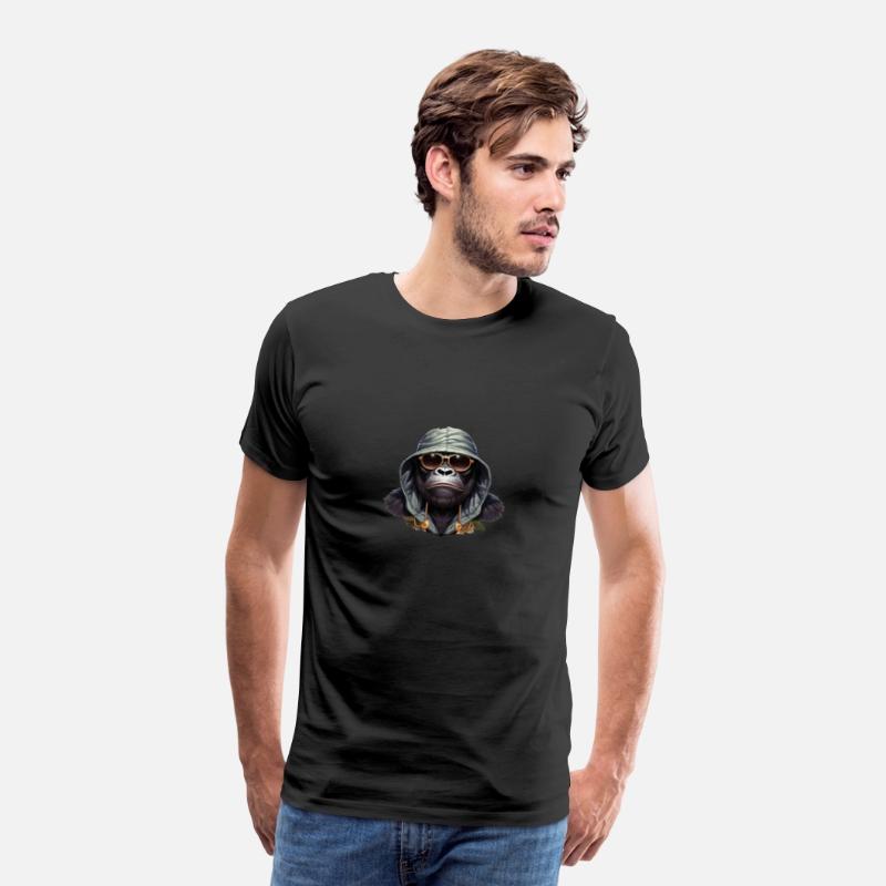 "Street King Gorilla T-Shirt – Urban Hip-Hop Power