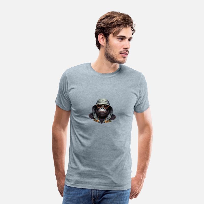 "Street King Gorilla T-Shirt – Urban Hip-Hop Power