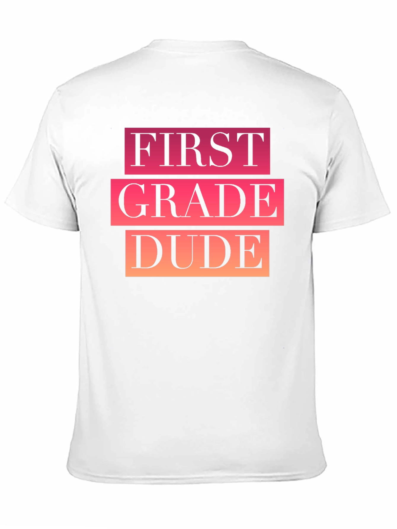 First Grade Dude T-Shirt - Back to School