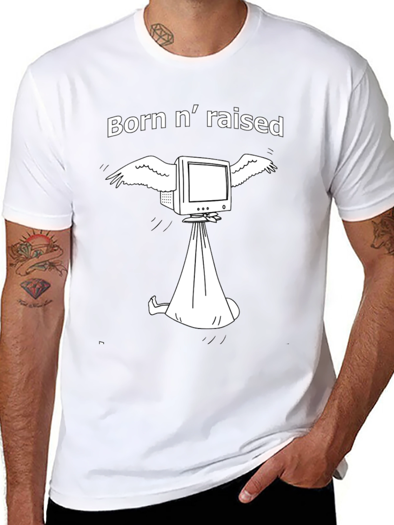 Born n raised Graphic T-Shirt