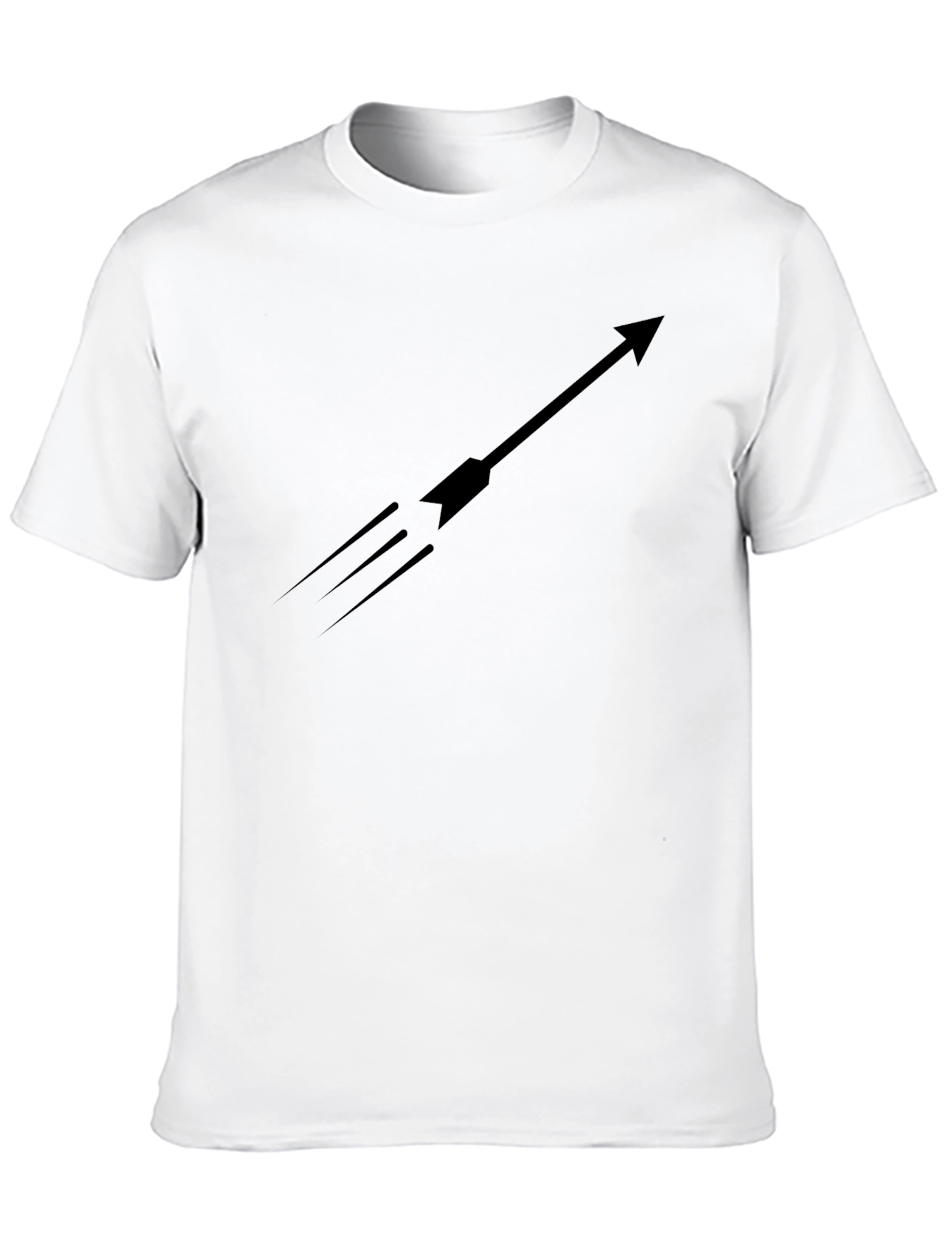 Black T-Shirt Arrow Graphic Tee