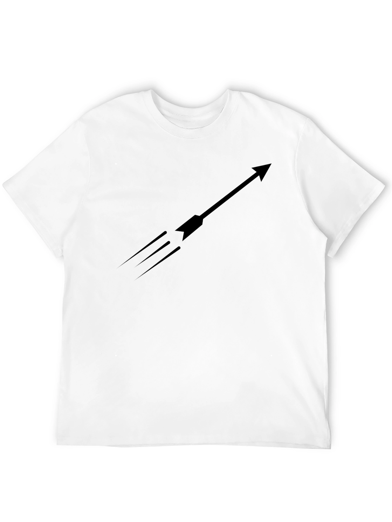 Black T-Shirt Arrow Graphic Tee