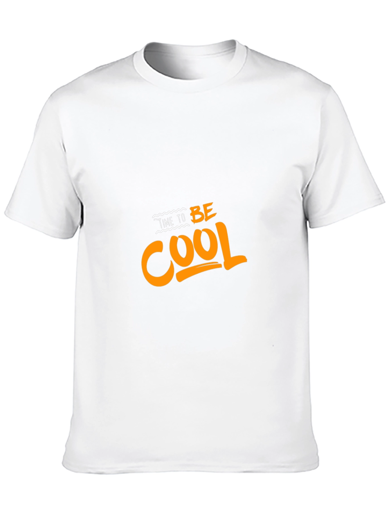 Time To Be Cool Black Graphic Tee
