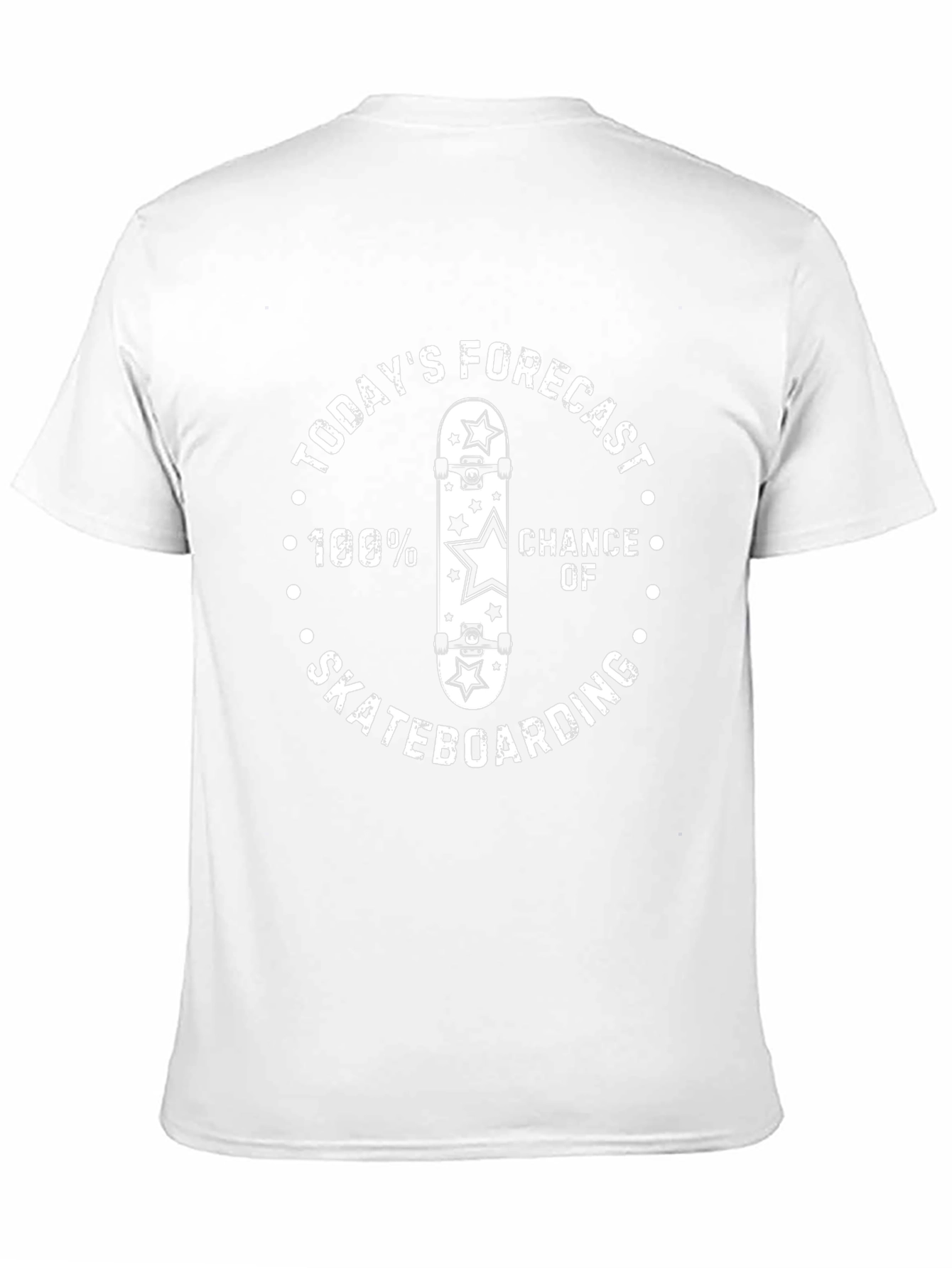 Skateboarding Forecast T-Shirt - 100% Chance