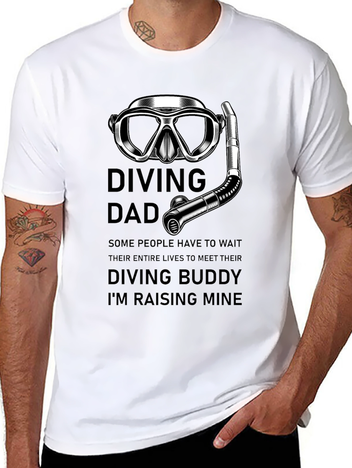 Diving Dad T-Shirt - Dive Buddy in Training