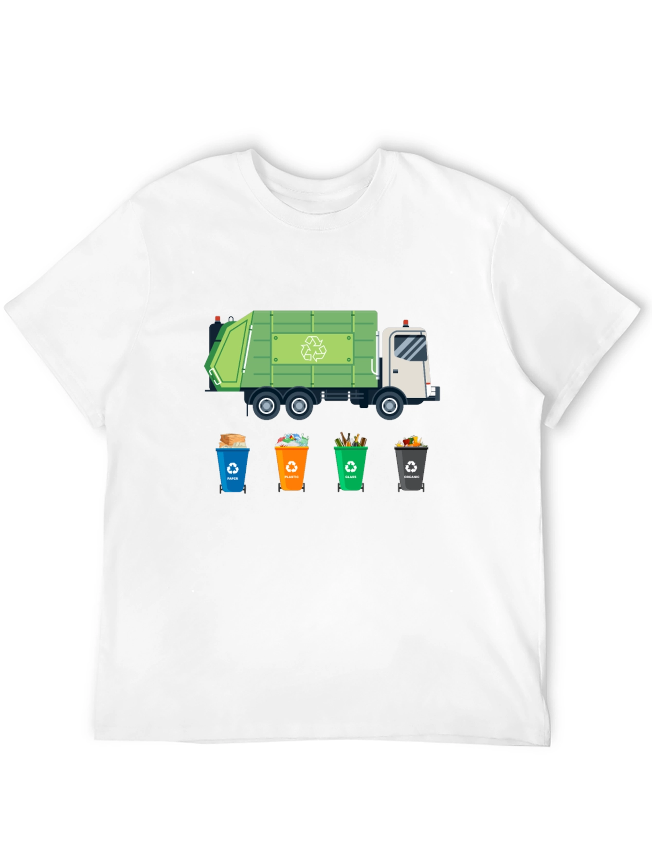 Recycle Truck T-Shirt - Eco-Friendly Design