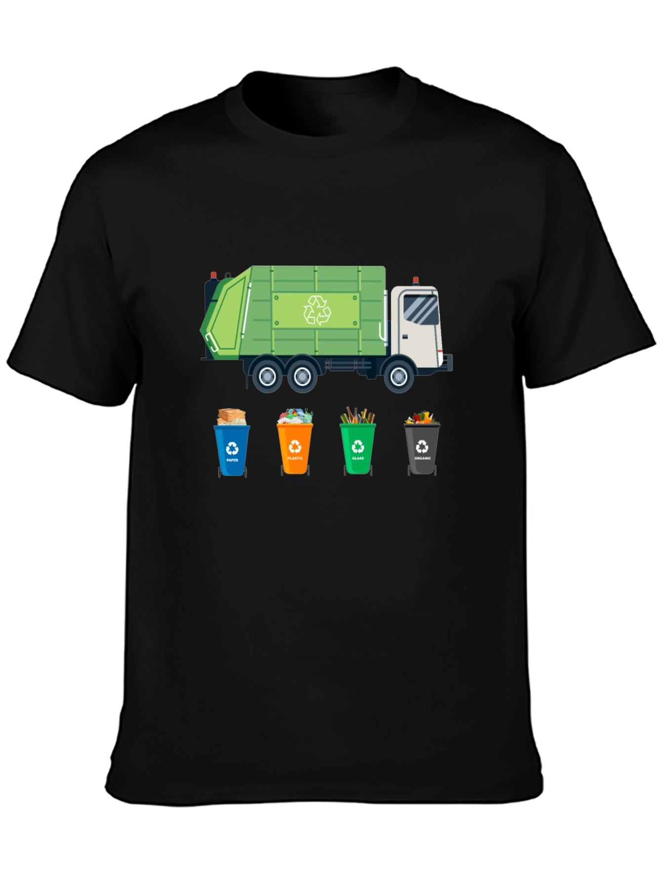 Recycle Truck T-Shirt - Eco-Friendly Design
