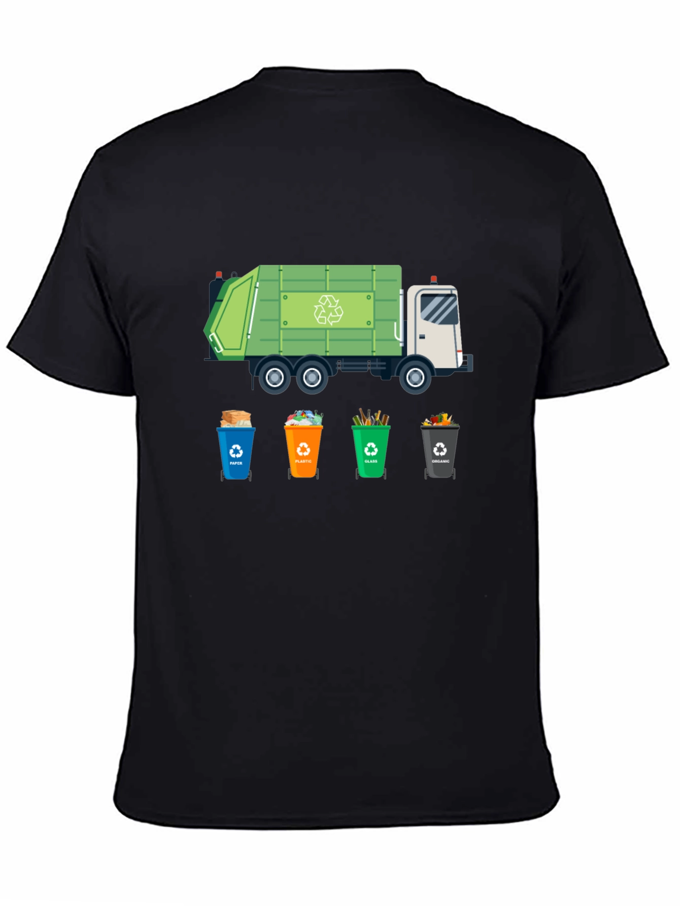 Recycle Truck T-Shirt - Eco-Friendly Design