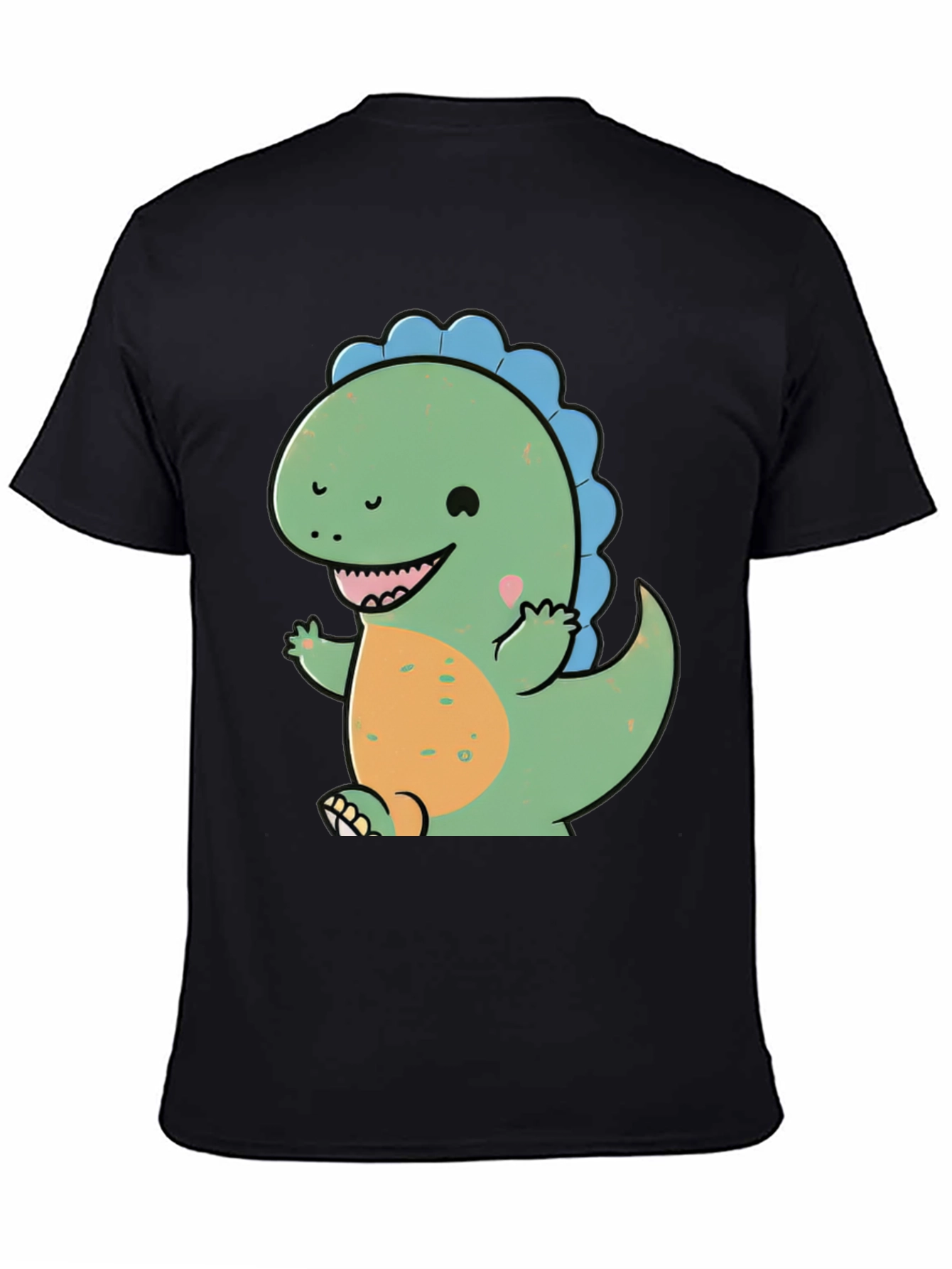 Cute Cartoon Dinosaur Graphic T-Shirt