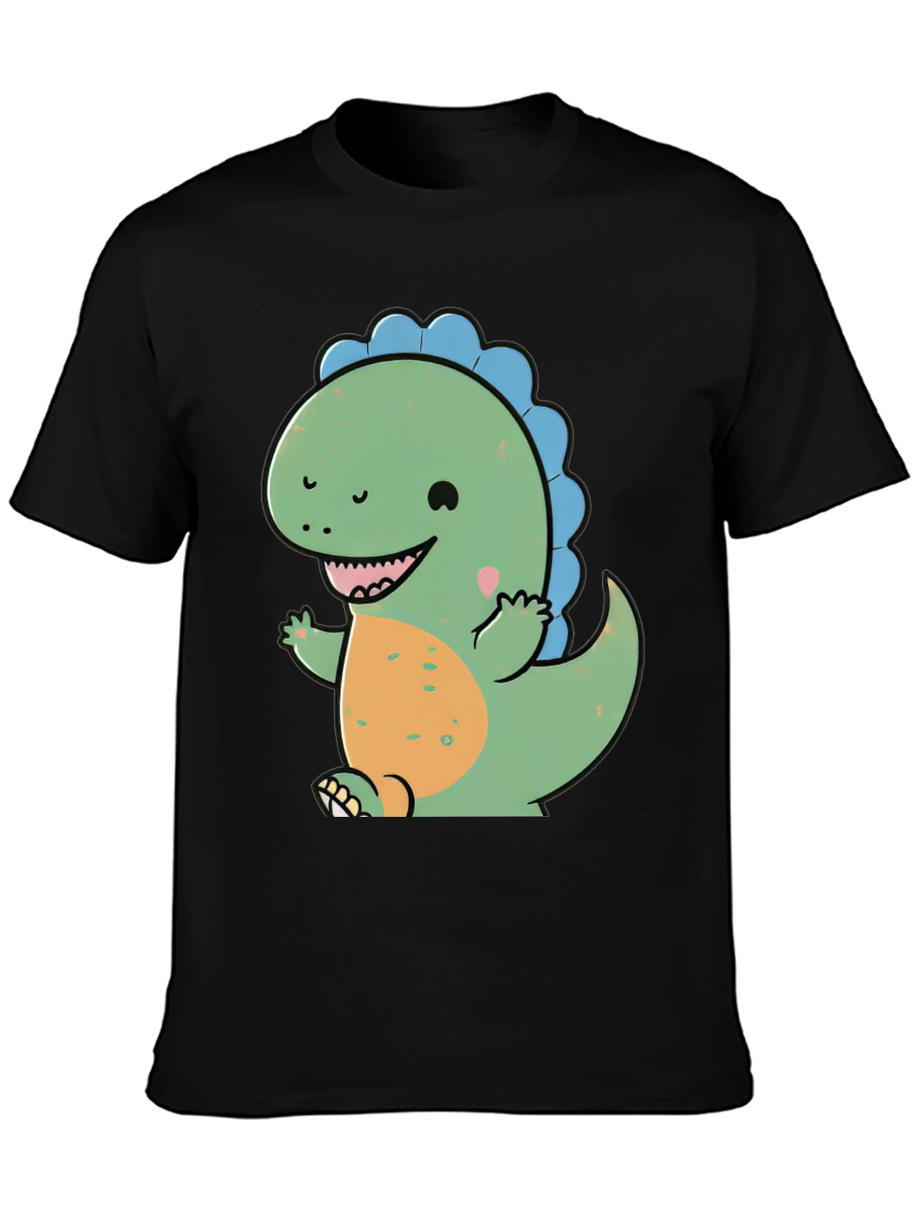 Cute Cartoon Dinosaur Graphic T-Shirt