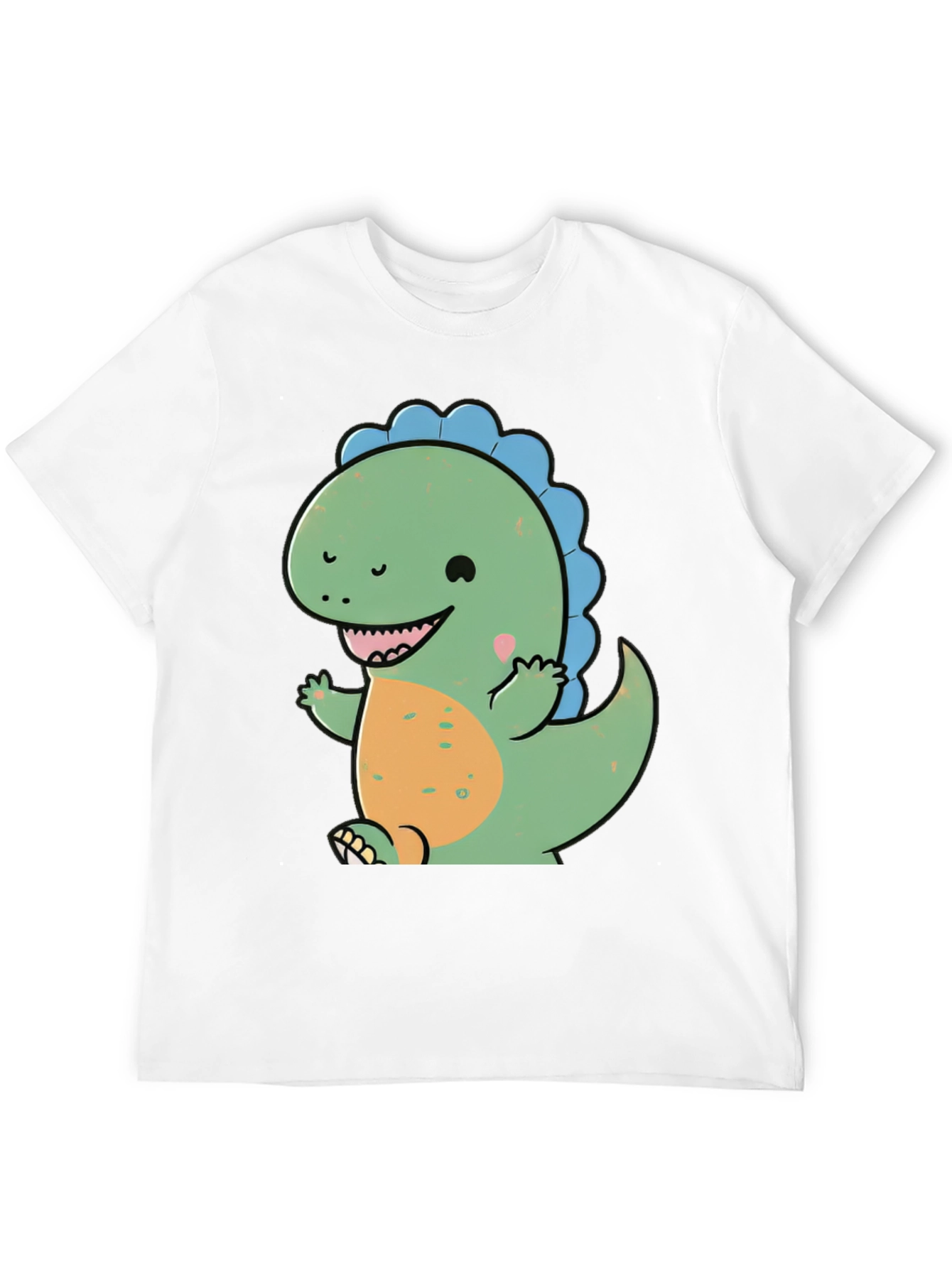 Cute Cartoon Dinosaur Graphic T-Shirt