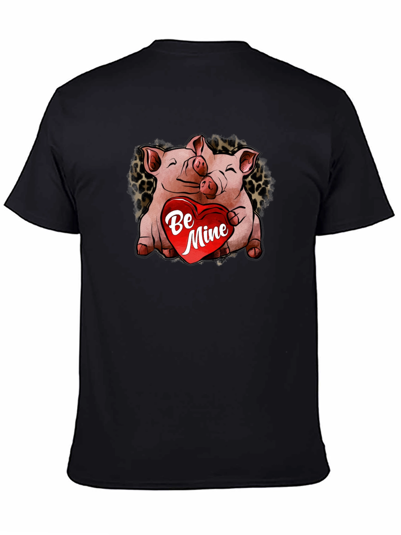 Cute Pig Valentines Day Graphic T-Shirt