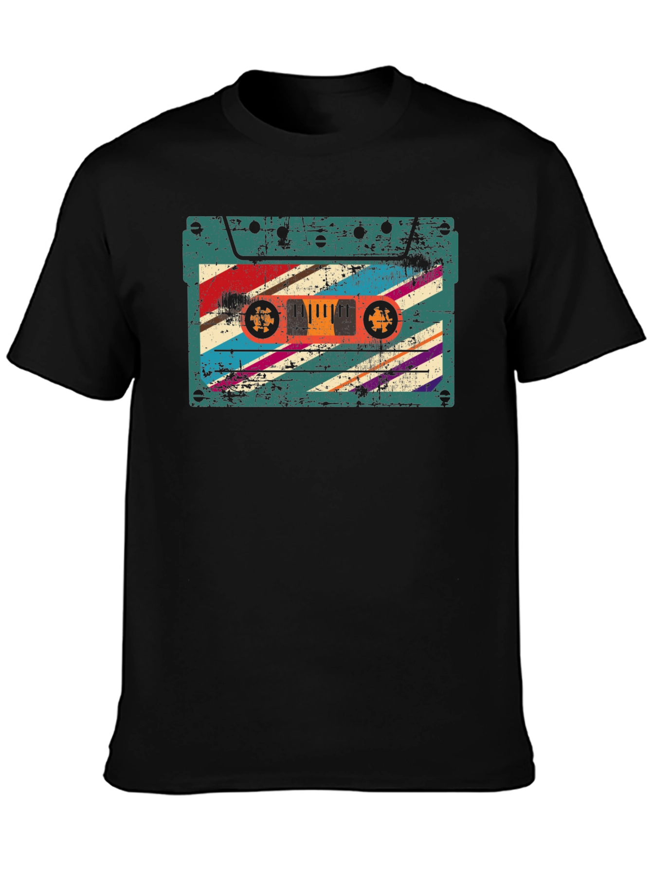 Retro Cassette Tape Graphic T-Shirt
