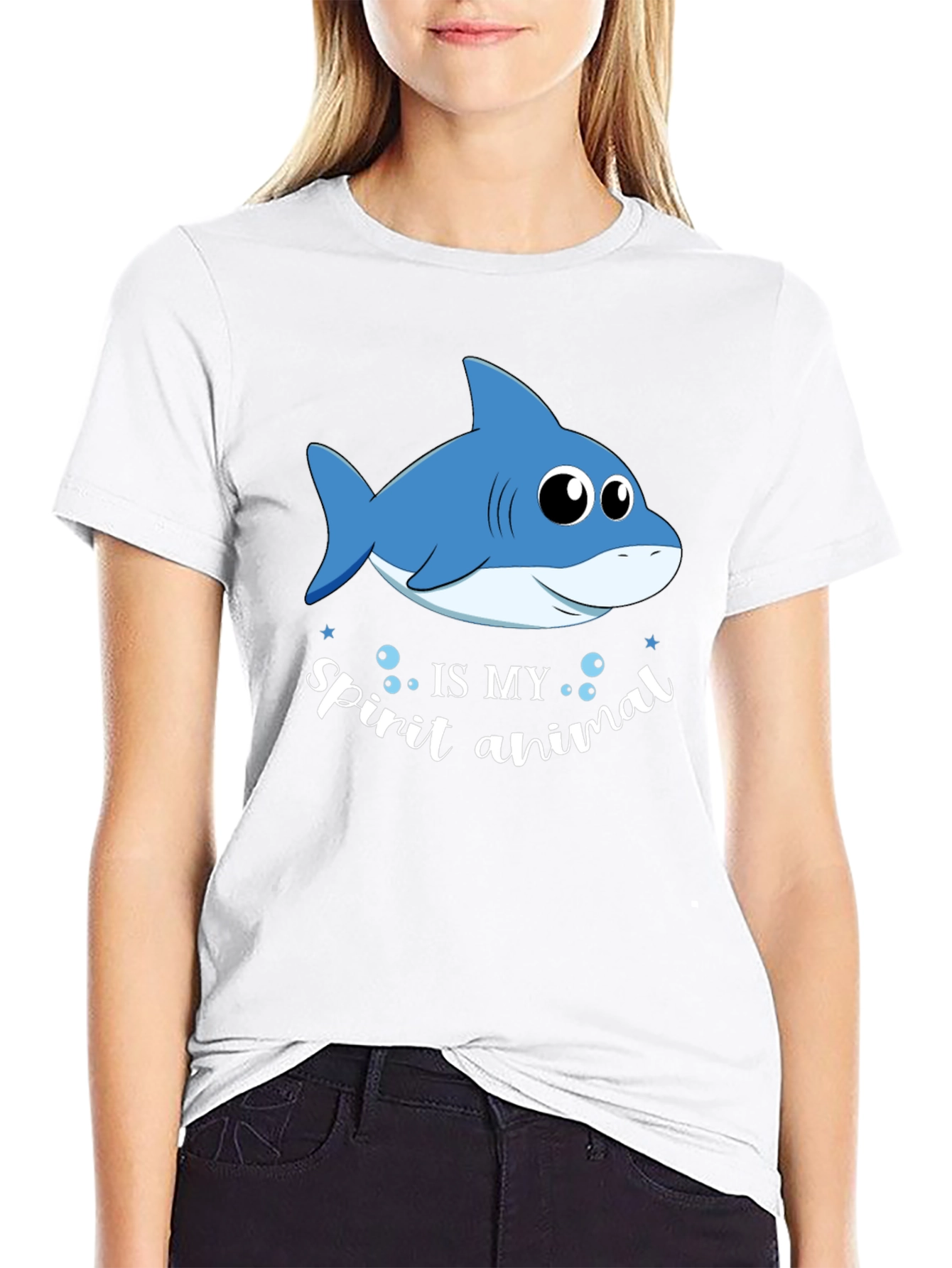 Shark Spirit Animal Graphic T-Shirt