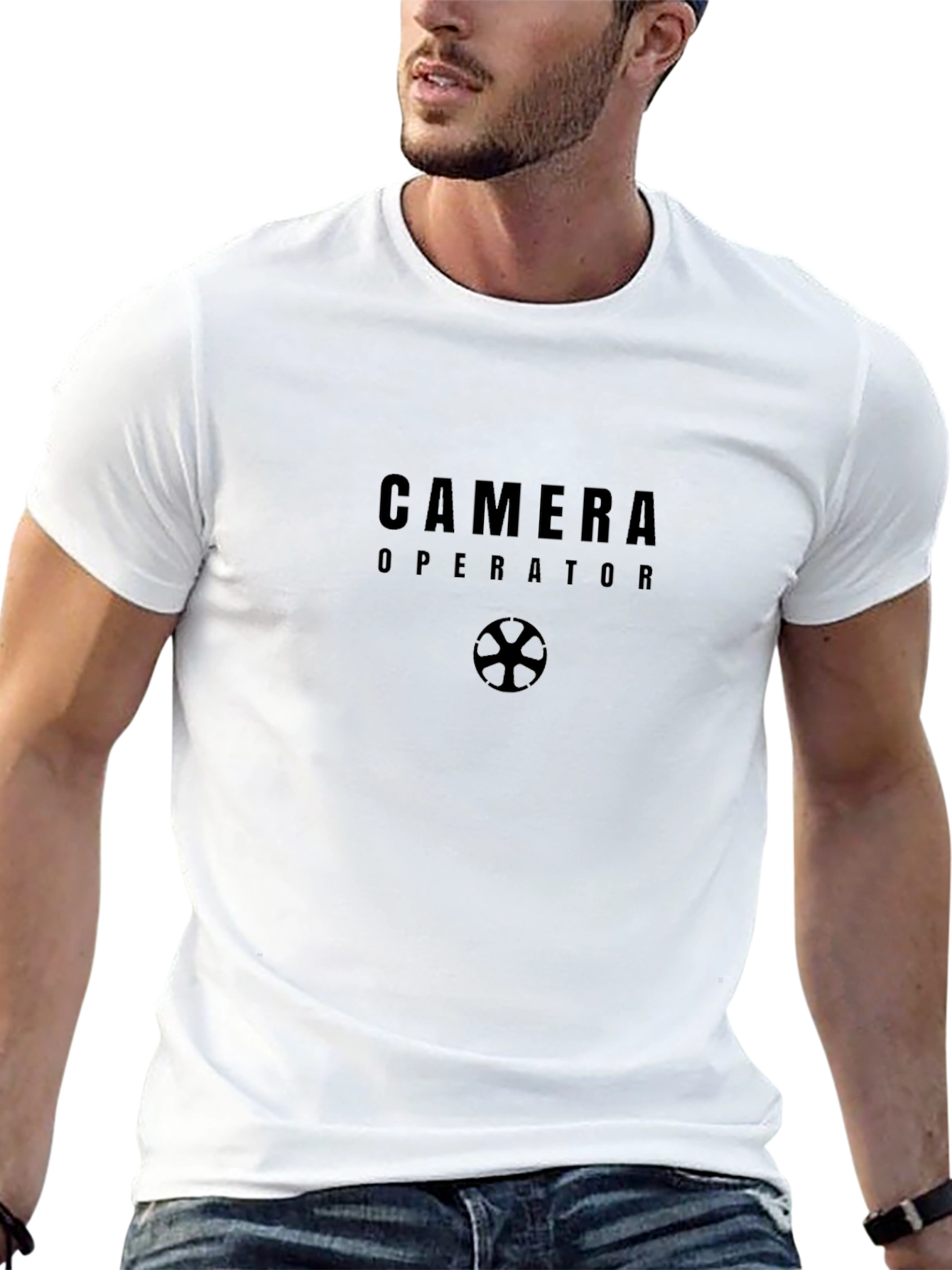 Camera Operator Crew Black T-Shirt