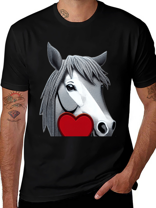 Horse with Heart Graphic Tee