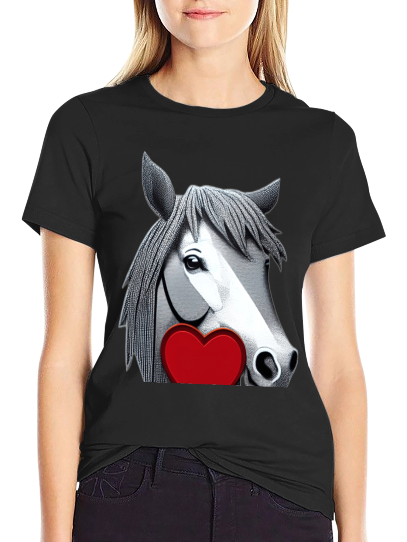 Horse with Heart Graphic Tee