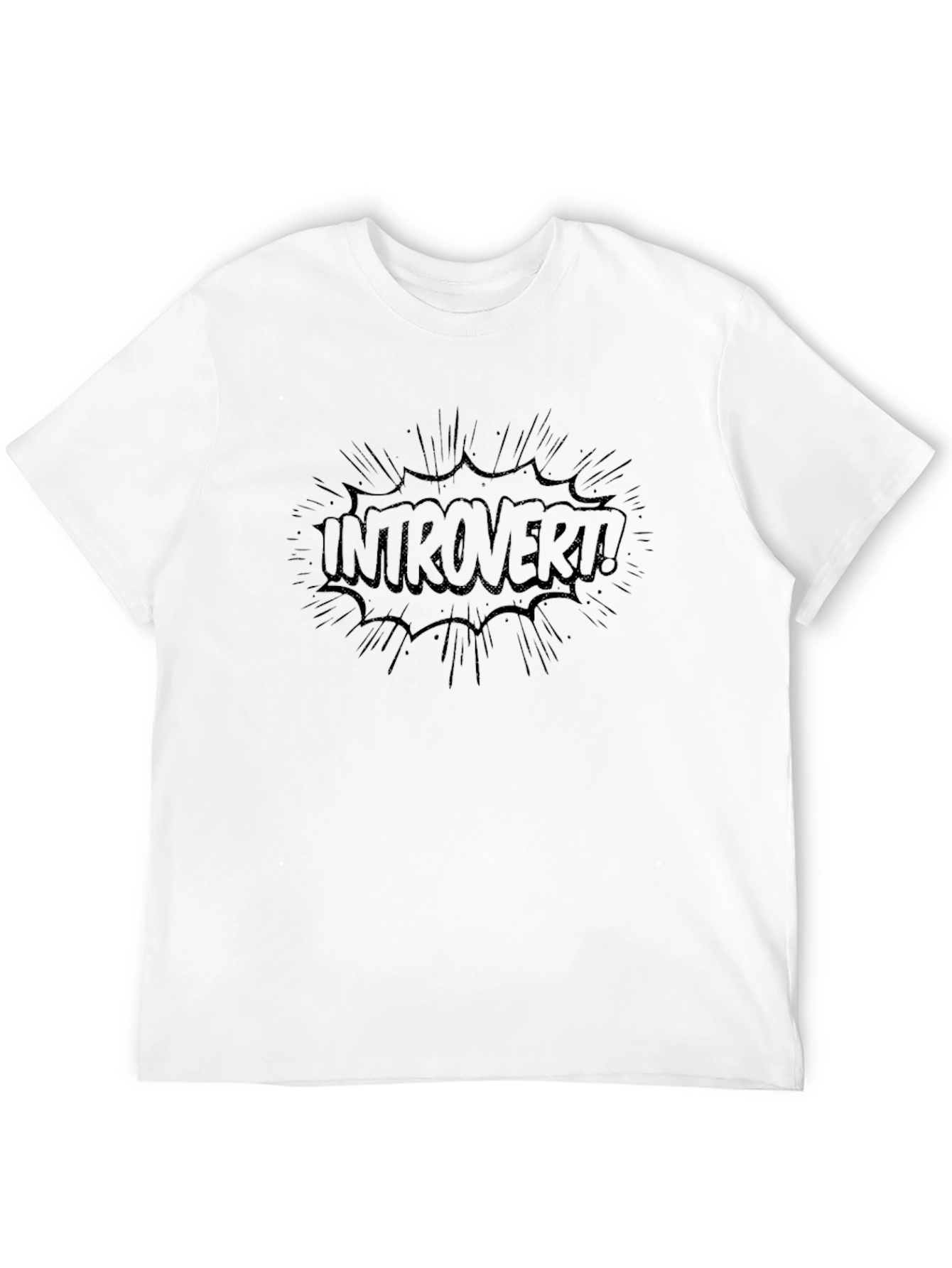 Introvert Comic Burst T-Shirt