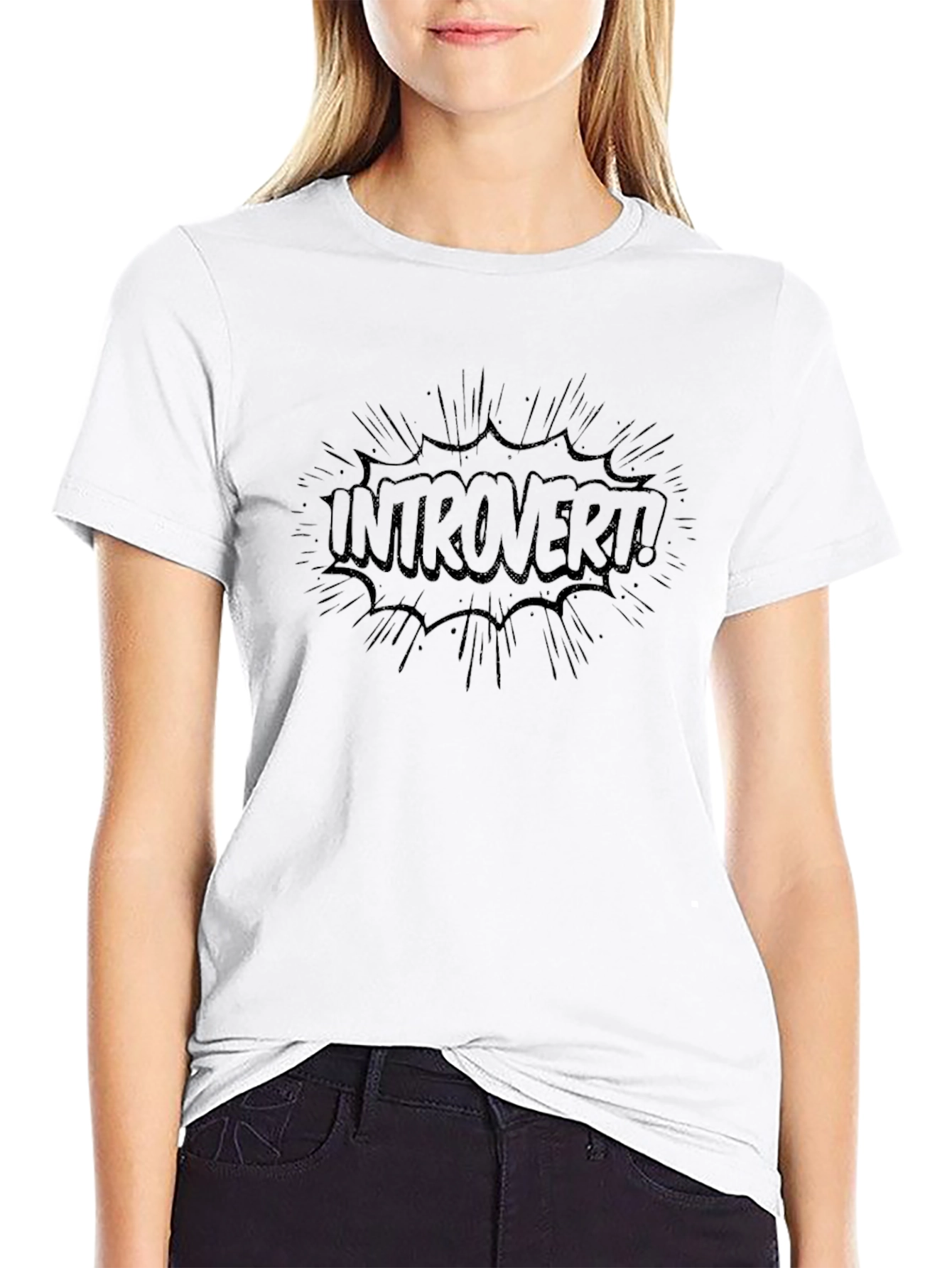 Introvert Comic Burst T-Shirt