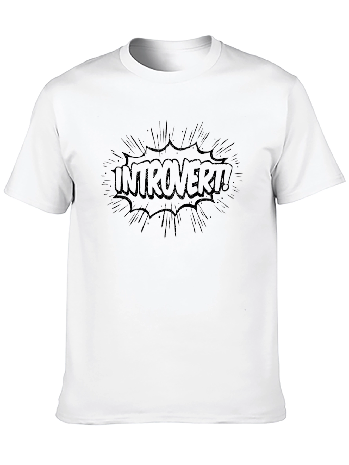 Introvert Comic Burst T-Shirt