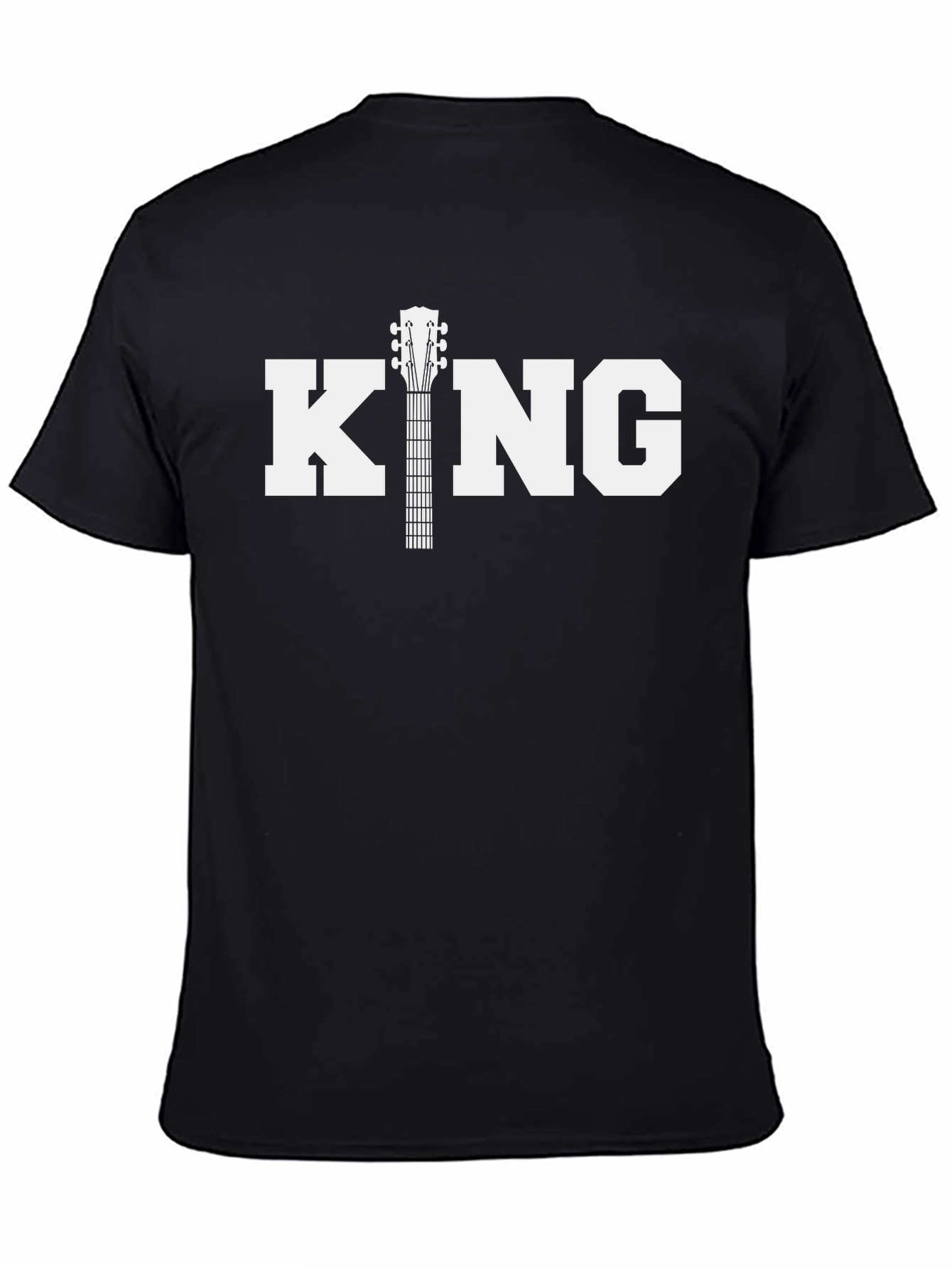 King Guitar Tee - Black Unisex T-Shirt