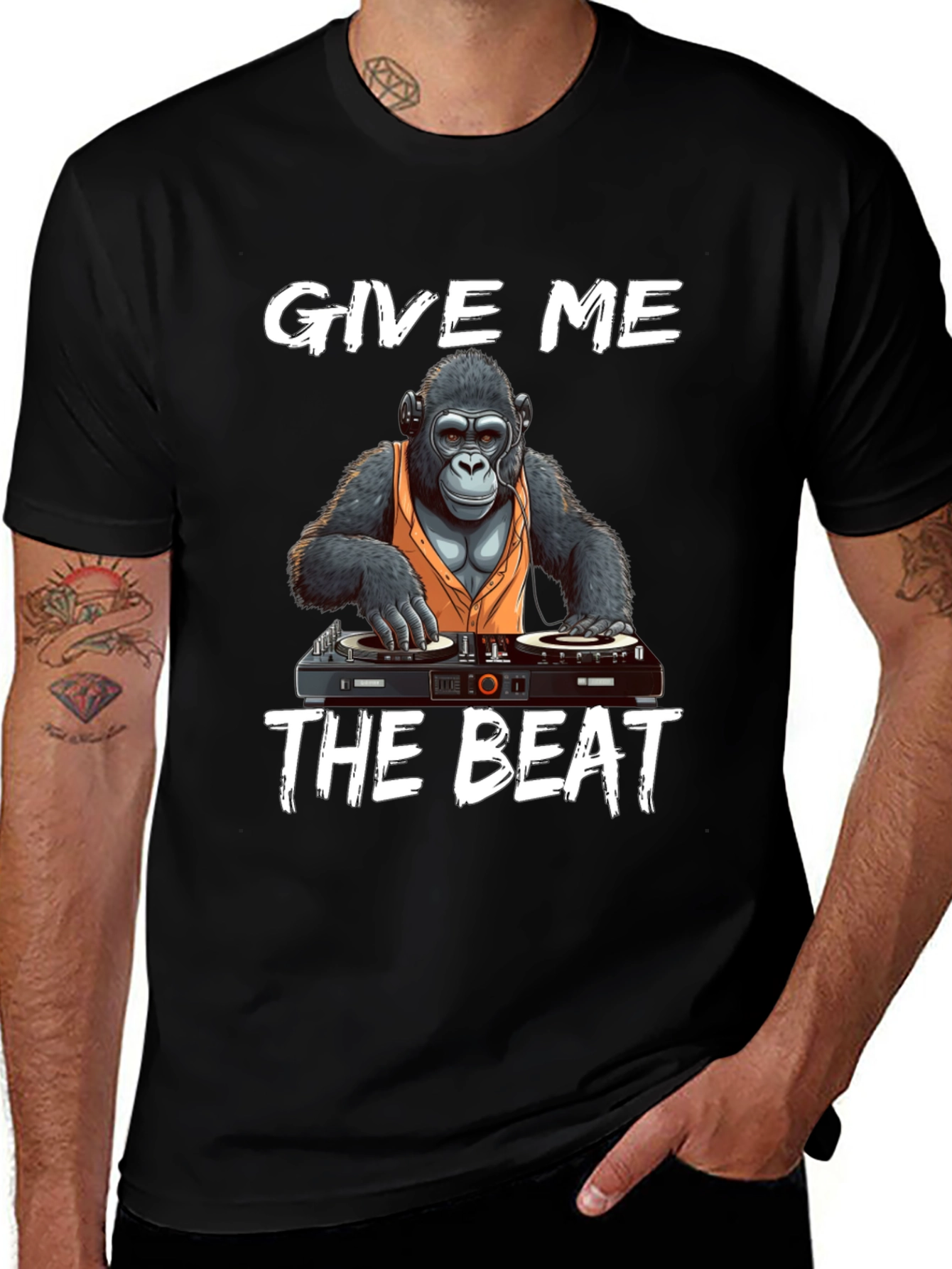 DJ Gorilla Graphic T-Shirt