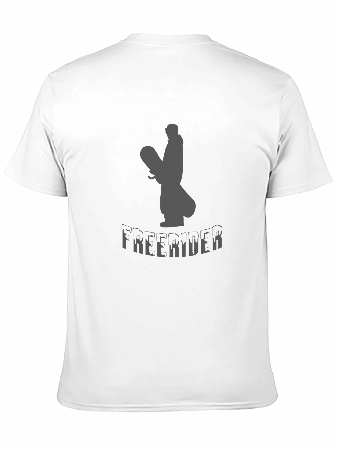 Freerider Graphic Tee - Black Cotton T-Shirt