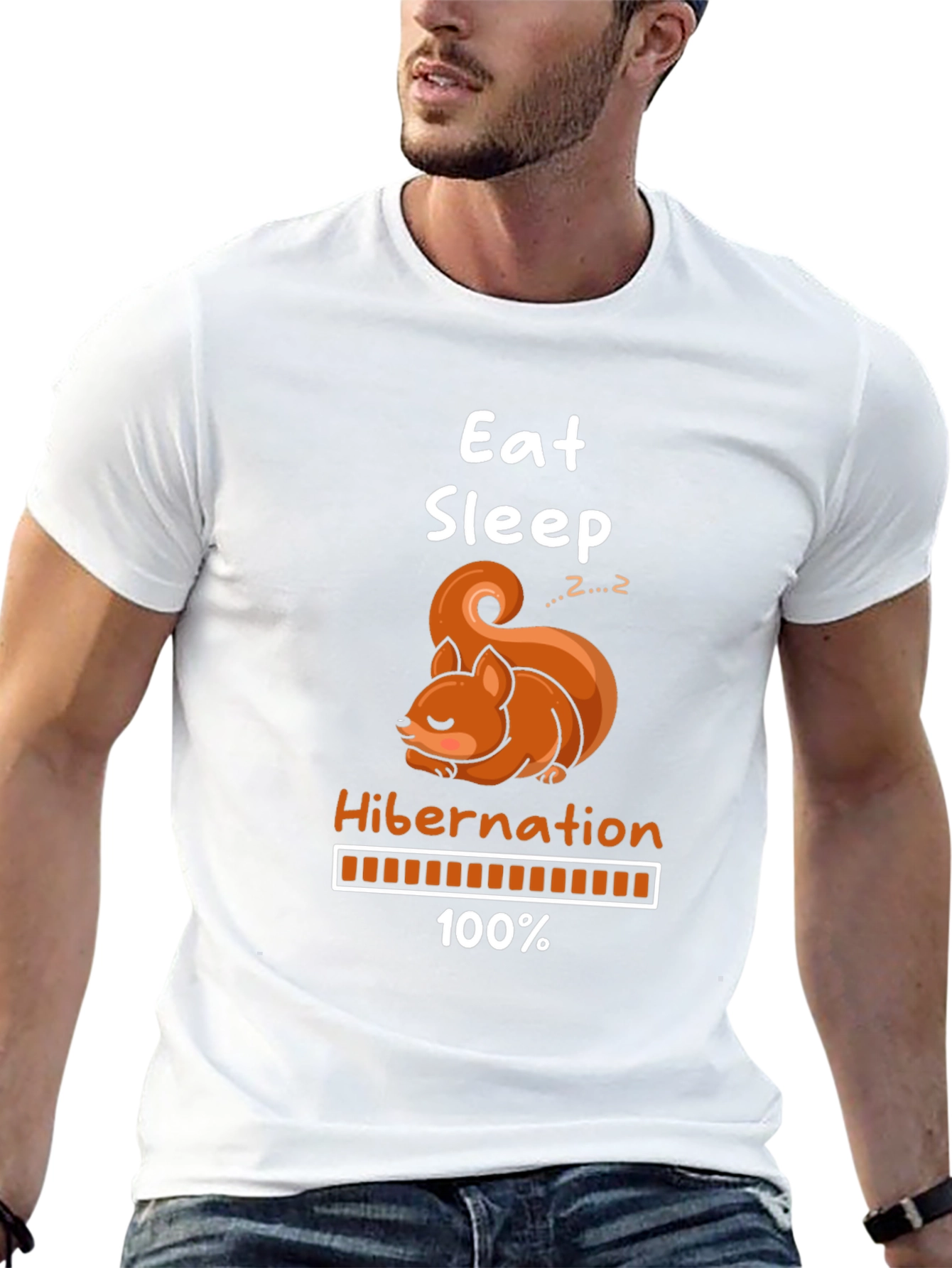 Eat Sleep Hibernation Squirrel T-Shirt