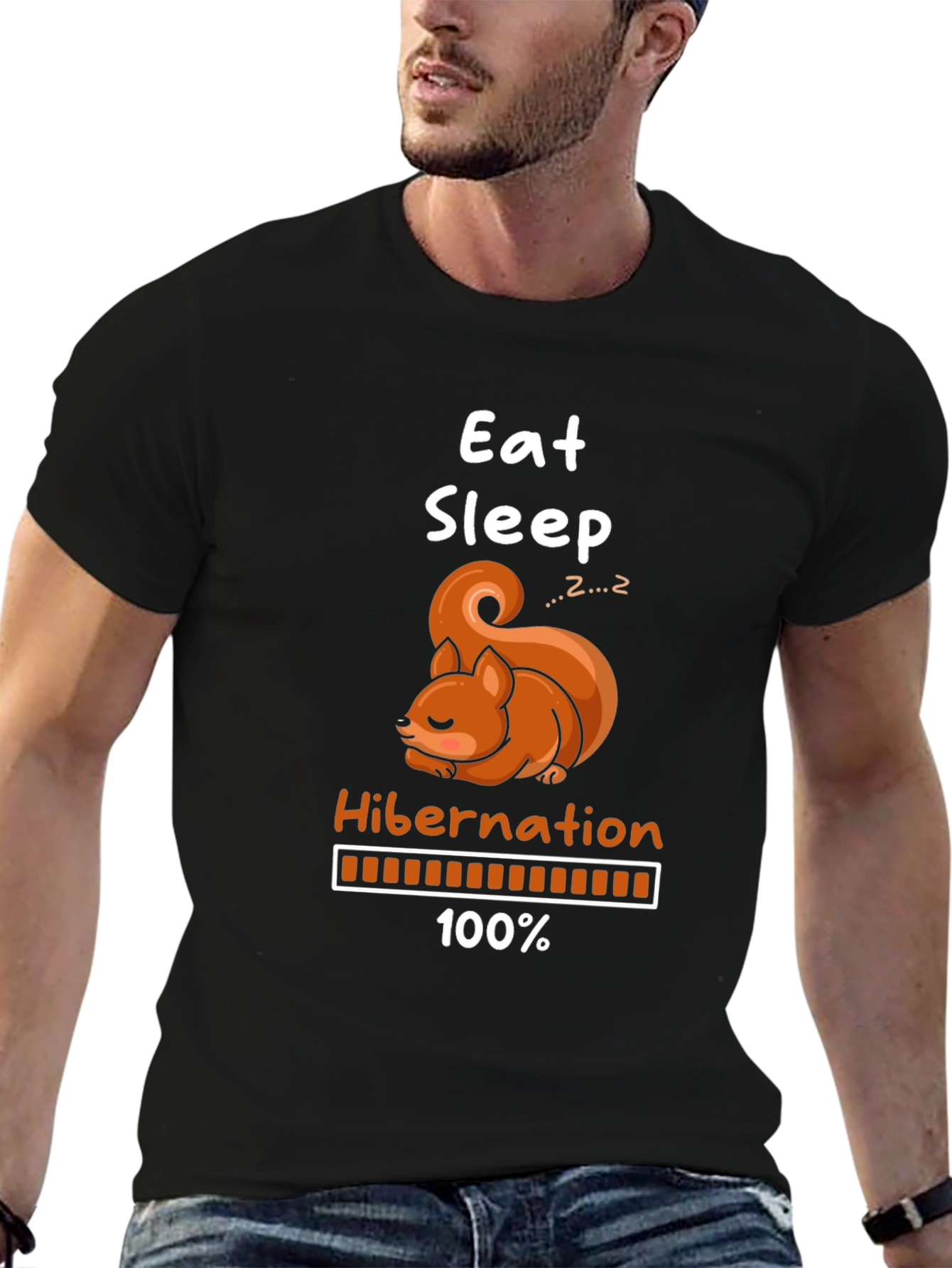 Eat Sleep Hibernation Squirrel T-Shirt