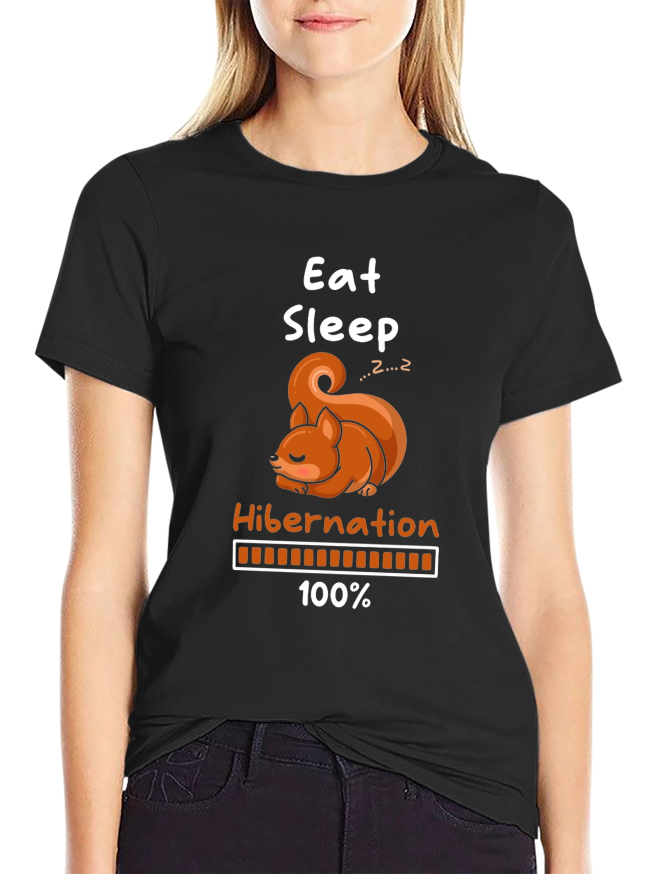 Eat Sleep Hibernation Squirrel T-Shirt